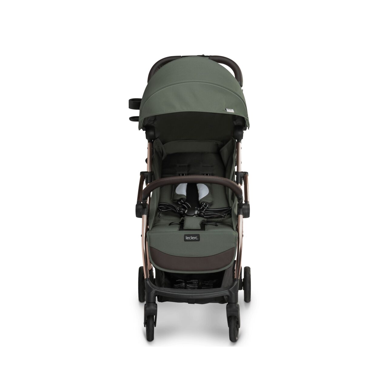Leclerc Baby Influencer Army Green jalutuskäru eestvaade