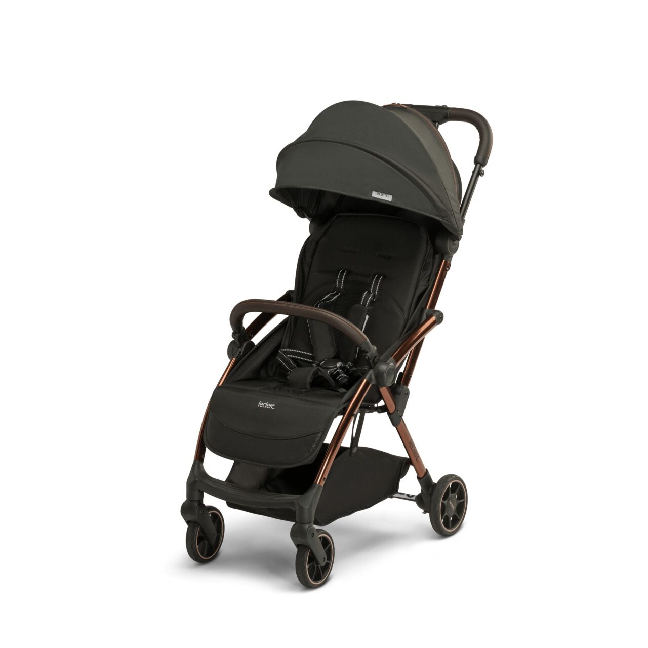 Leclerc Baby Influencer jalutuskäru Black Brown