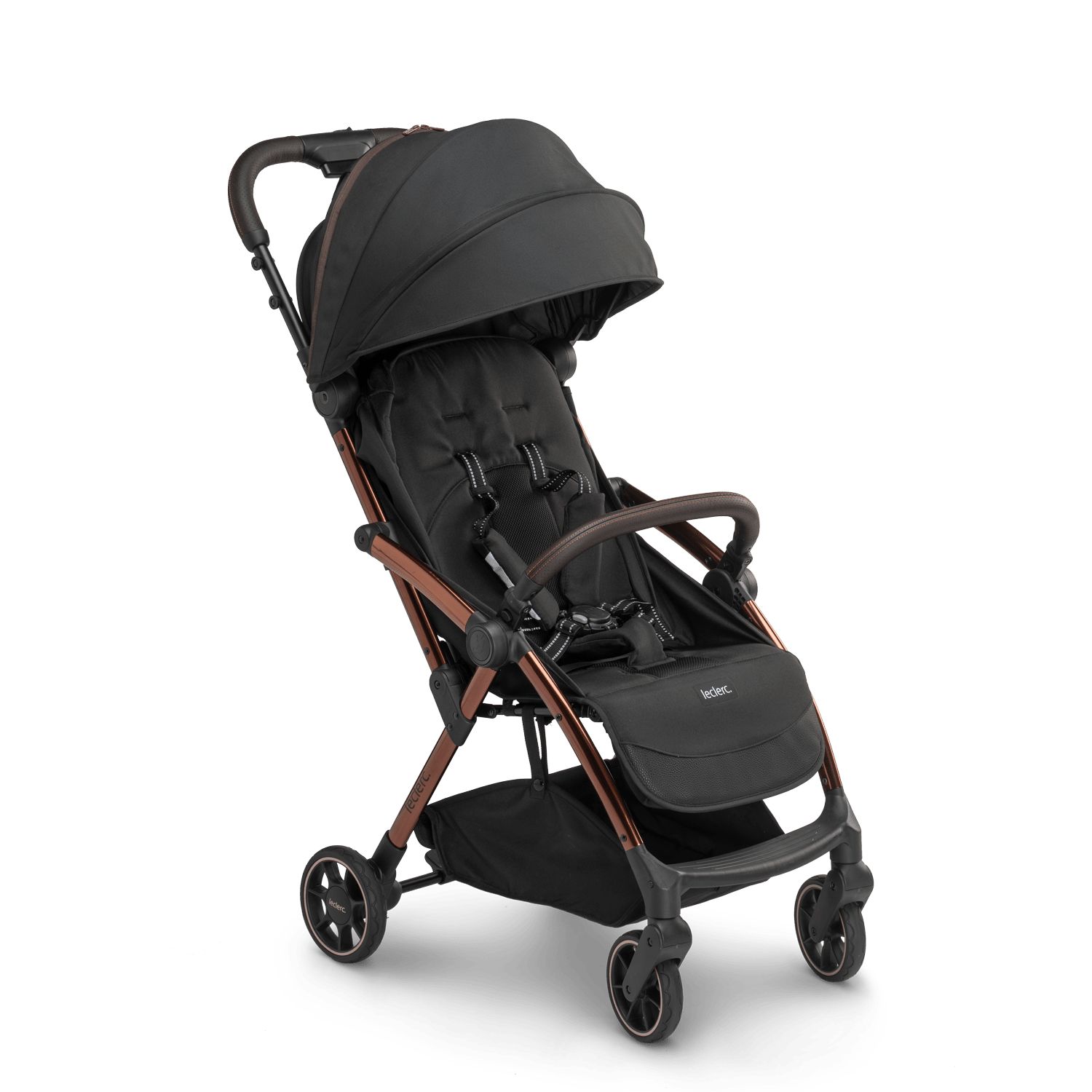 Leclerc Baby Influencer jalutuskäru Black Brown